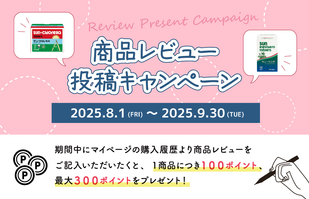 商品レビュー投稿キャンペーン