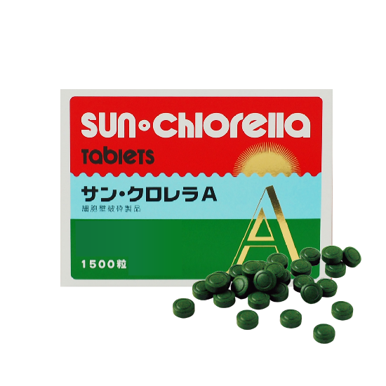 【まとめ割】サン・クロレラA 6000粒(1500粒×4箱)